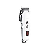 Tông đơ cắt tóc KEMEI KM-809A có màn hình hiển thị pin, nhiều cữ linh hoạt, lưỡi sắc, pin bền