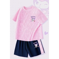 Kid's fashion Sanrio Kuromi cute girl casual outfit