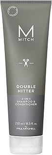 MITCH by Paul Mitchell Double Hitter 2-in-1 Shampoo & Conditioner for Men, For All Hair Types, 8.5 f