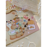 YIFANNAIL [Cute Girl] Summer Macaron Vitality Cream mini Bow Nail Art Accessories N87