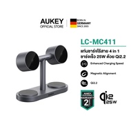 AUKEY LC-MC411 MagFusion Titan 4-in-1 Wireless Charger Qi2.2 25W