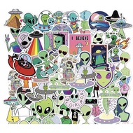 Combo of 30-60 Alien stickers alien decal/ Alien decorative stickers