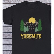 Us Yosemite National Park T Shirt Established 80S Tee Vacation Clothes