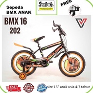 Mantab Sepeda Anak Bmx 16" Velion Ban Pompa (Anak Laki Usia 4-6 Tahun)
