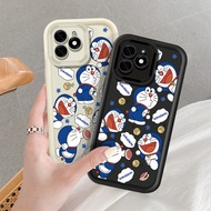 Cute Cartoon Doraemon pout Case for OPPO A3 PRO A94 A93 A5S A57 A77 A7 A12S Realme C20 C11 C21Y C25Y