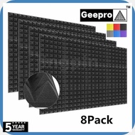 GeeproA}8pcs&U&30x30x5cm&v;Acoustic&y;Foam&l;Panels&r;Tiles&m;Wedge&Y;Studio Room Sound Treatment F