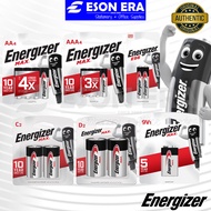 Energizer Max Battery Alkaline AA / AAA / AAAA / 9V / C / D / E96