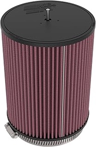 K&N Universal Clamp-On Filter: High Performance, Premium, Washable, Replacement Engine Filter: Flang