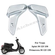 台灣現貨Vespa Sprint Primavera 摩托車後排乘客腳踏塑料墊踏板蓋配件 50 125 150
