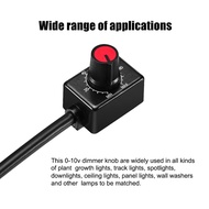 (OEFY) DC 0/1-10V Knob LED Dimmer,Low Voltage Passive Dimmer PWM Dimming for 0-10V or 1-10V Dimmable