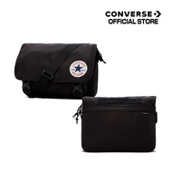 CONVERSE BAG กระเป๋า คอนเวิร์ส CHUCK TAYLOR MESSENGER BAG BLACK  UNISEX  (10026011-A01) 1626011AUCOBKXX