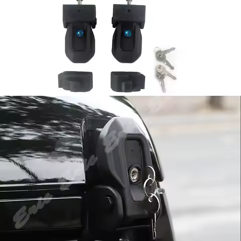 Car Engine Hood Latch Lock Catches Kits for Jeep Wrangler JK 2007-2017 JL Unlimited 18-Later Gladiat
