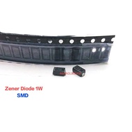 10 Pieces Zener Diode SMD 1W 1N4746B(746B) 1N4737B(737B) ZD7.5V ZD18V