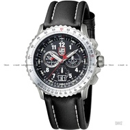 *Clearance Stock* LUMINOX 9241 F-22 Raptor Chronograph 44mm titanium case black leather strap *Origi