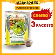 Puteh food Hien Bao Khanh - Mata puteh bird food Ricky SG (COMBO 3 PACKETS)