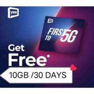 YES FT5G SIM CARD + 10GB 30 DAYS (NEW NUMBER, MNP TUKAR KE YES)