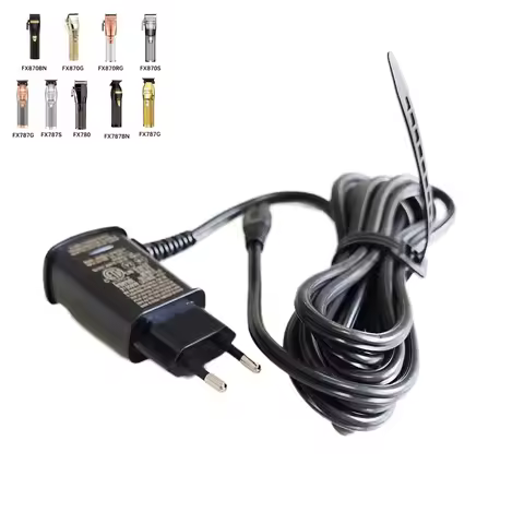 4.5V Charger Cord for BaByliss PRO Clipper & Trimmer FX870 FX788 FX787 FXSSM FX820 FX726 FX825, Powe