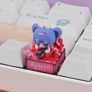 Bunny Girl​​ Keycap Original Creative MX Switch Cute 3D Mechanical Resin Keycaps ESC DIY Personalize