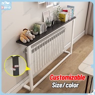 Sofa rear shelf against the wall shelf table narrow side long strip radiator gap floor porch partiti