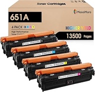 MasaiMara Compatible Toner Cartridges Replacement for HP 651A CE340A CE341A CE343A CE342A for HP Ent