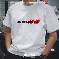 Regular T-Shirt Short Sleeve Printed Rubber Wheel Attitude Japan JDM Yokohama Advan AD08R AD09 Pure 