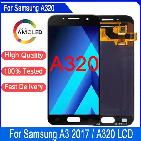 4.7"Super AMOLED LCD For Samsung A3 2017 A320 A320F LCD Display Touch Screen Digitizer Assembly Repl