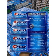 [New model costco date 2026] tube of Crest Pro Health Advanced Toothpaste 167g tube from USA