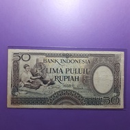 uang 50 rupiah pekerja 1958