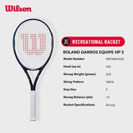 WILSON ROLAND GARROS EQUIPE HP ไม้เทนนิส Pre-strung (ไม้ขึ้นเอ็นแล้ว) WR148410U3 Official Store