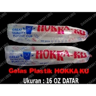 16 Oz Flat Plastic Cup, 16 Oz Flat Cup, 16oz hokka-ku Cup
