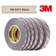 3M 4421-Black(Size 12 mm. x 20 M.) เทปโฟมสองหน้า เนื้อ PE-Foam Polyethylene Foam