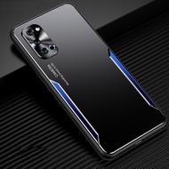 For OPPO Reno4 Pro 5G Reno3 Pro Reno Ace Ace2 R17 Pro R15 Dream Luxury Matte Aluminum Metal TPU Frame Shockproof Thin Case Cover
