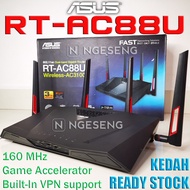 [USED] ASUS RT-AC88U AC3100 160MHz Game VPN Dual Band Gigabit Wireless Gaming Router wifi 6 UniFi Ma