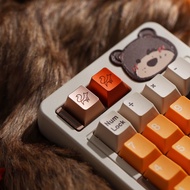 Keyboard keycap Fox Metal Keycap Unique Simple ESC Metal Keycap CNC Customized Keyboard Original R4 