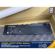 6GTPY ORIGINAL 100% DELL 97Wh  8083mAh 6GTPY 5XJ28 GPM03 5041C P83F 5D91C BATTERY