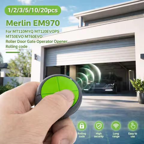 Merlin EM970 For MT110MYQ MT120EVOPS MT50EVO MT60EVO Roller Door Gate Operator Opener Rolling code 4