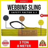 Webbing Sling 3 TX 8 M - Webbing Sling Guaranteed 3 Ton X 8 Meter LiftingTALI