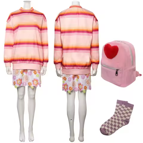Enid Sinclair Cosplay Costume Hoodie Skirts Socks Backpack Women Fashion Halloween Carnival Party Cl