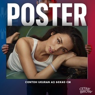 Ana de Armas Hollywood Artist Poster Can Be Customized with Your Own Image, Wall Decoration for Boys