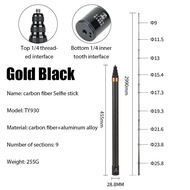 แท่งไฟเบอร์คาร์บอน290cm แบบมองไม่เห็นรุ่นขยายไม้ selfie สำหรับ Insta360 X3 GO 3อุปกรณ์เสริม4สำหรับ GoPro selfie