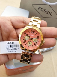 Fossil Cecile Quartz Gold-Toned Stainless Steel AM4548 Women's Watch 40mm