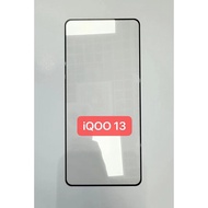 Compatible with Aikou iQOO13Fully Transparent Electroplated Unlocking HD Tempered Glass Screen Prote