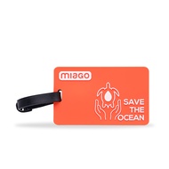 [GIFT] Thẻ treo hành lý MIAGO STO luggage tag S Orange