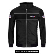 JACKET ELF WINDPROOF BLACK - UPGRADE - windbreaker - kalis air - ykk zip