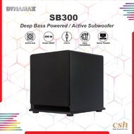 DYNAMAX SB300 12" 450W(MAX) Deep Bass Active Subwoofer 12" for Home, Powered Subwoofer