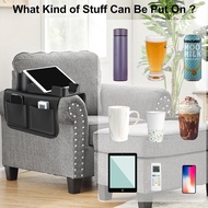 Sofa Armrest Storage Bag Couch Cup Holder Tray Silicone Organizer