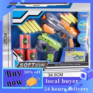 【Fast Shipping + Local Shipping】NERF Soft Bullet Gun with Target Toy Gun for Kids &amp; Kids