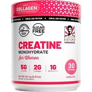 Old School Labs 5000mg Creatine monohydrate powder, Women's Enhanced Creatine +2000mg Collagen Prote