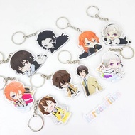 Gantungan Kunci Keyring Keychain Akrilk Anime Bungou Stray Dogs BSD Dazai Chuuya - C Ryunosuke
