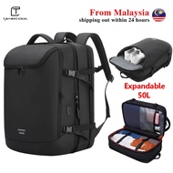 TANGCOOL Travel Backpack Men Expandable Cabin Size Waterproof Laptop Backpack 17"/30-50L